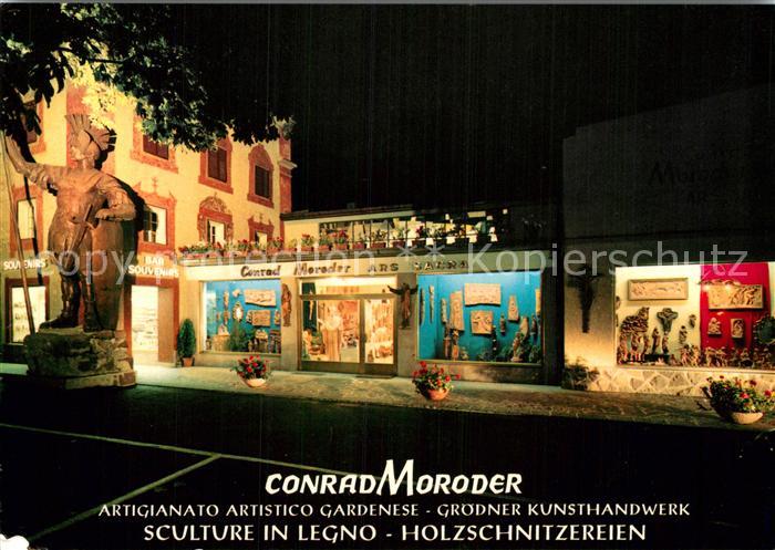 Ortisei St Ulrich Conrad Moroder Holzschnitzer