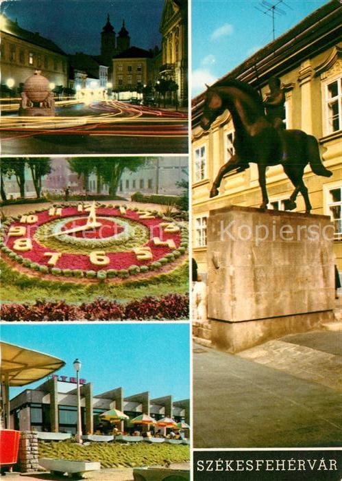 Szekesfehervar Reiterdenkmal Bluhmenuhr