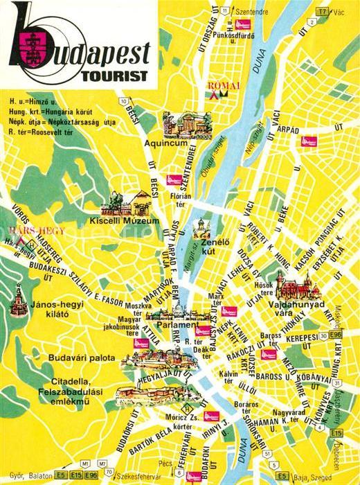 Budapest Stadtplan