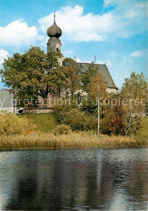 Seeon Klostersee Frauenkirche Braeuhausen