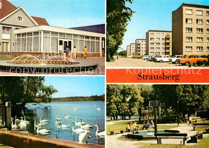 Strausberg Brandenburg Haus der NVA Klub am See Schwimmhalle Artur Becker Str St