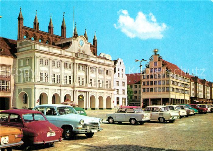 ROSTOCK CITY Rathaus und Haus Sonne