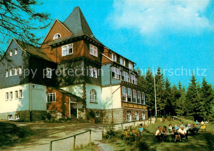 Finsterbergen FDGB Erholungsheim Spiessberghaus am Rennsteig