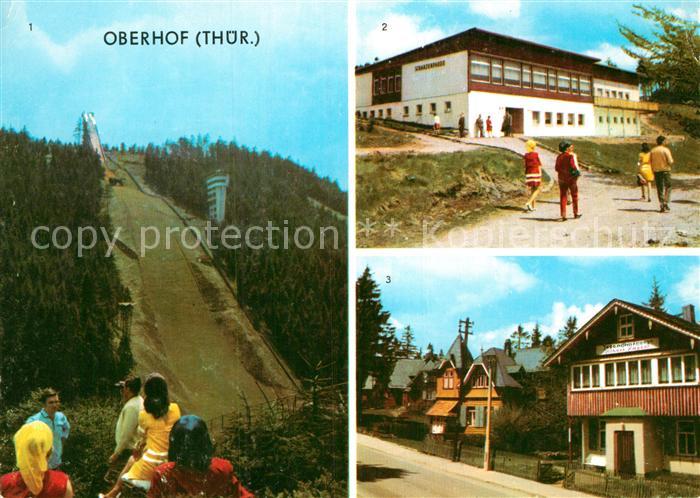 Oberhof Thueringen Schanze am Rennsteig HOG Schanzenbaude Jugendherberge Albert