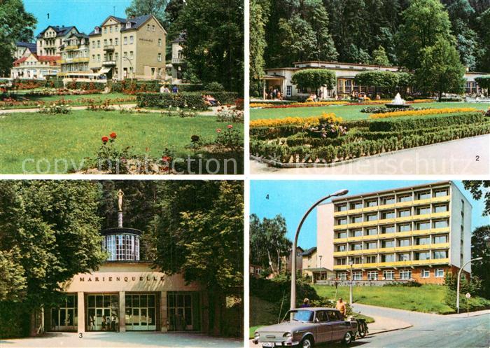 Bad Elster Rosengarten HO Badecafe Marienquelle Klink