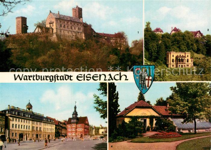 Eisenach Thueringen Wartburg Reuter Villa Schlossmuseum Rathaus Teehaus Kurhausg