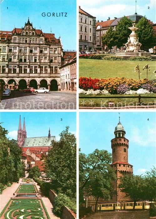 Goerlitz Sachsen Rathaus Platz der Befreiung Ochsenbastei Reichenbacher Turm