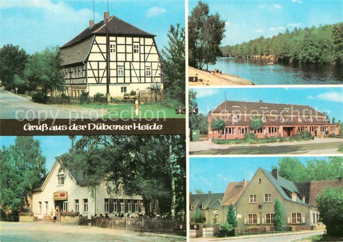 Duebener Heide Heidegasthof Zum Wachtmeister Heidegaststaette Oppin Langer See H