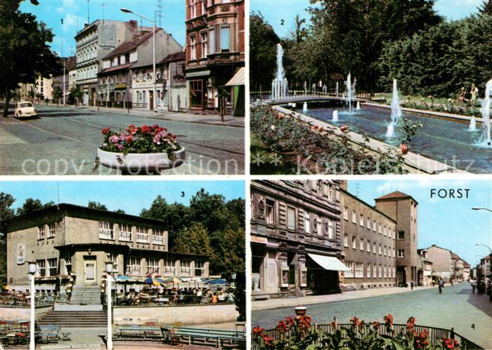 Forst Lausitz Strasse des Friedens Rosengarten HOG im Rosengarten Berliner Stras