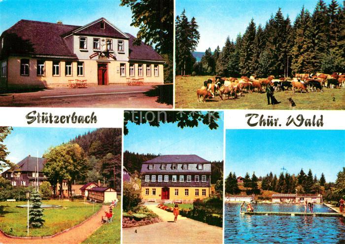 Stuetzerbach Gasthaus Auerhahn Goethehaus Kuhherde Schwimmbad Kurpark