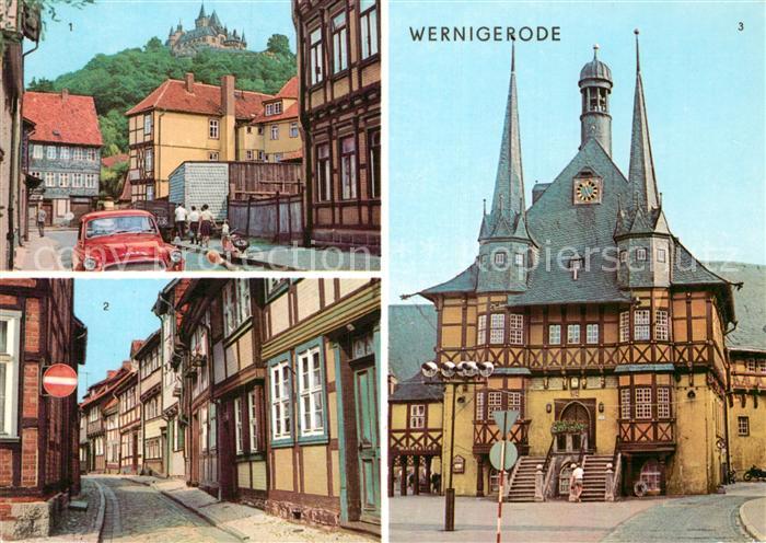 Wernigerode Harz Feudalmuseum Schloss Wernigerode Kochstrasse Rathaus
