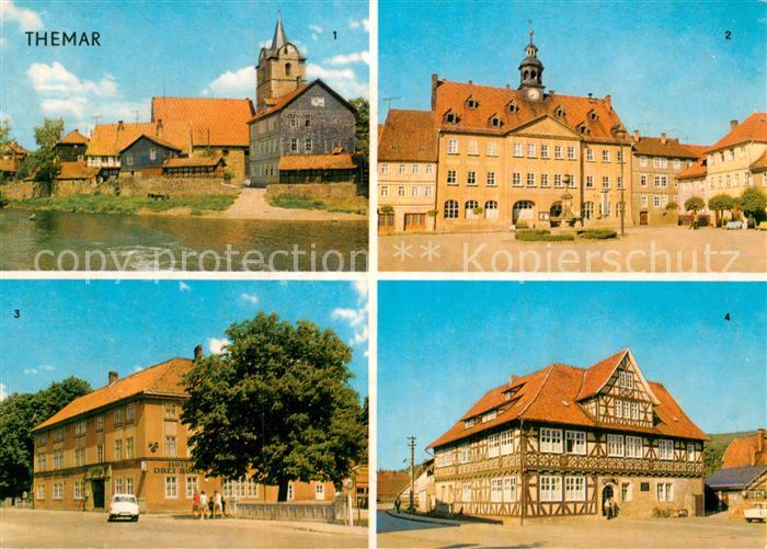 Themar An der Werra Rathaus HO Hotel Drei Rosen Landambulatorium