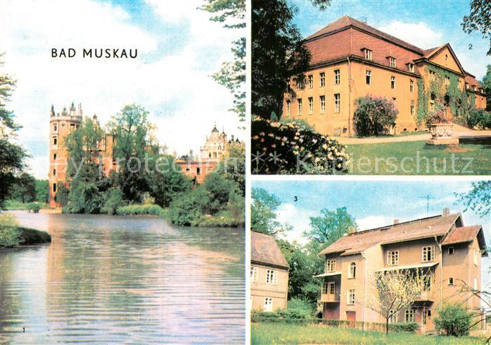 Bad Muskau Oberlausitz Schlossruine Moorbad Turmvilla