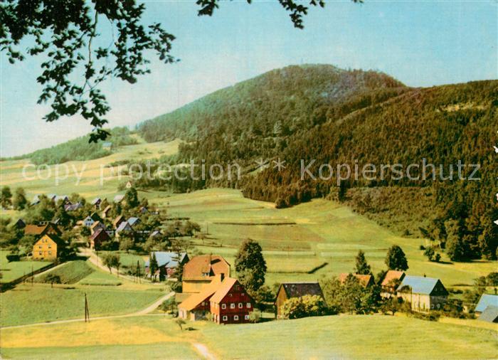 Waltersdorf Zittau Panorama mit der Lausche