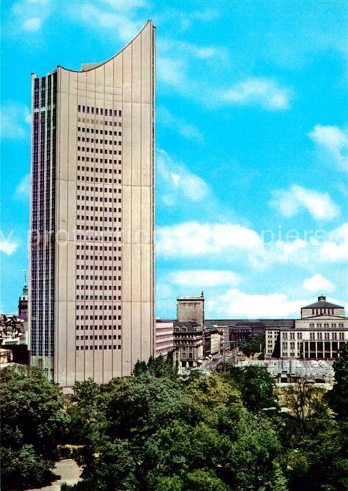 LEIPZIG Sachsen Hochhaus der Karl Marx Universitaet