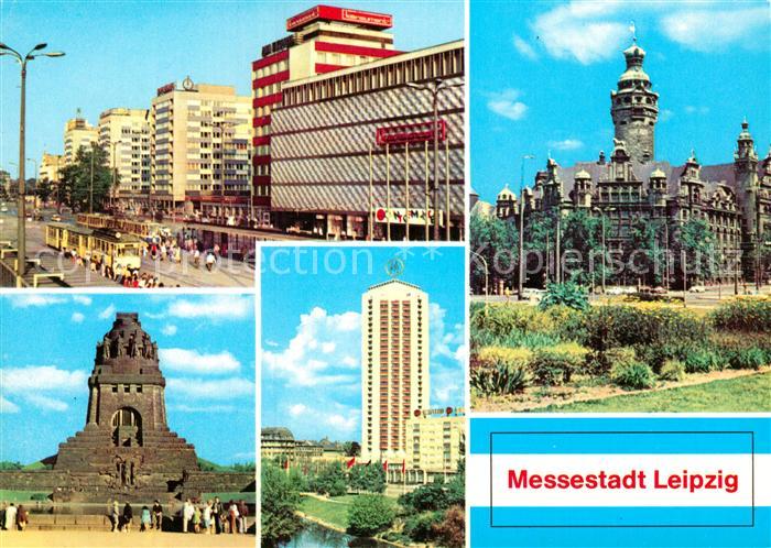 LEIPZIG Sachsen Richard Wagner Strasse Neues Rathaus Voelkerschlachtdenkmal Wohn