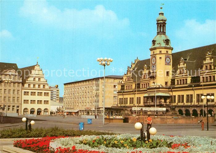 LEIPZIG Sachsen Markt und Altes Rathaus
