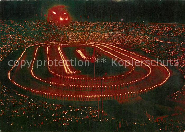 BERLIN  CITY Olympia Stadion bei Nacht