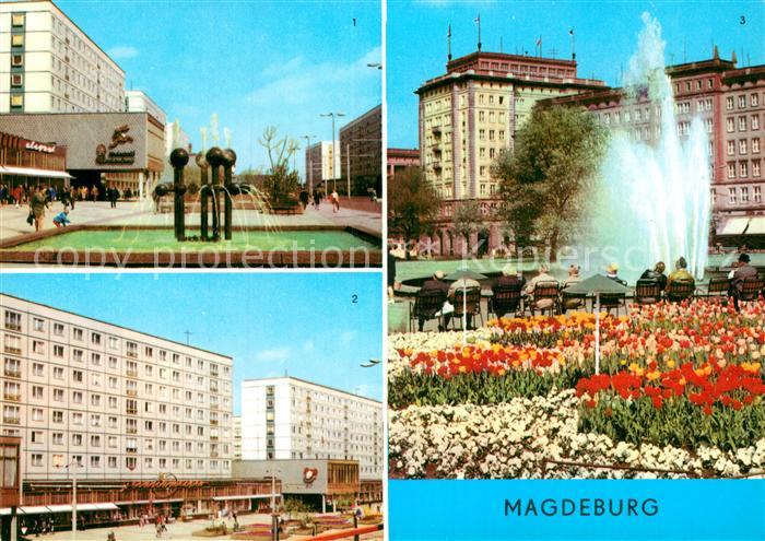 Magdeburg Karl Marx Strasse Wilhelm Pieck Allee