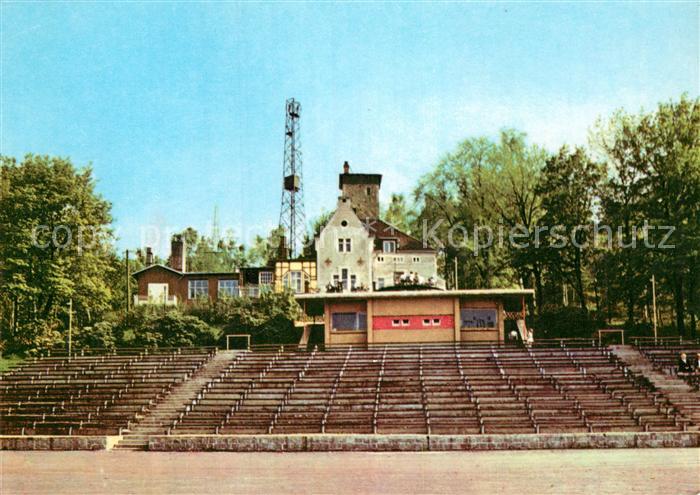 Aue Erzgebirge Freilichtbuehne Gaststaette Parkwarte am Heidelberg