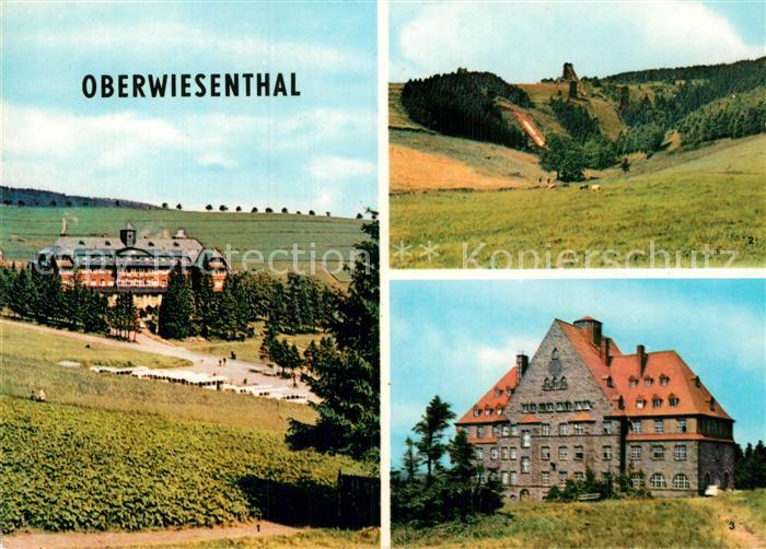 Oberwiesenthal Erzgebirge Ferienheim Aktivist Schanzen FDGB Hoehensanatorium Sac