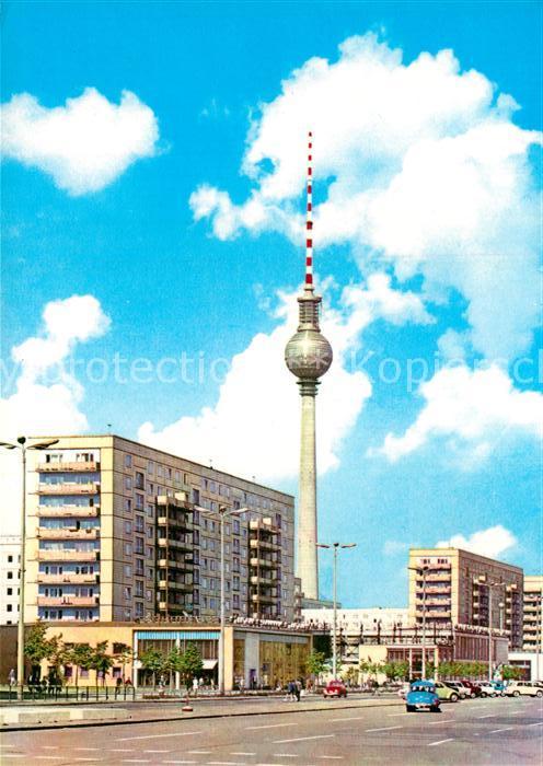 BERLIN  CITY Karl Marx Allee Fernsehturm