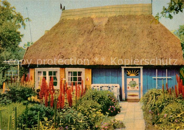 Darss Region Ostsee Typisches Inselhaus