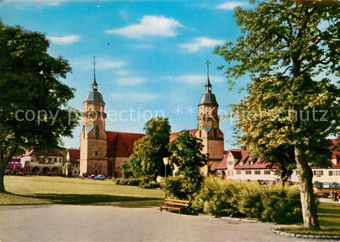 FREUDENSTADT BW Marktplatz mit Stadtkirche