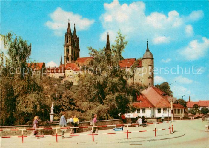Meissen Elbe Sachsen Albrechtsburg und Dom