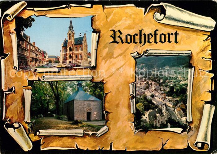 Rochefort Namur Wallonie Hotel de Ville Chapelle de Lorette Chateau Cousin