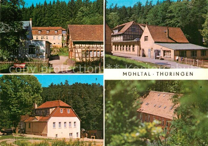 Muehltal Thueringen Pfarrmuehle Naupoldsmuehle Meuschkensmuehle Froschmuehle