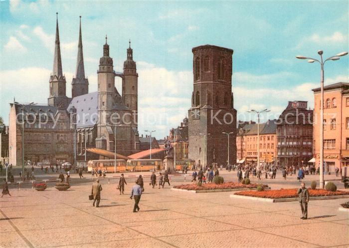 Halle Saale Marktplatz Kirche
