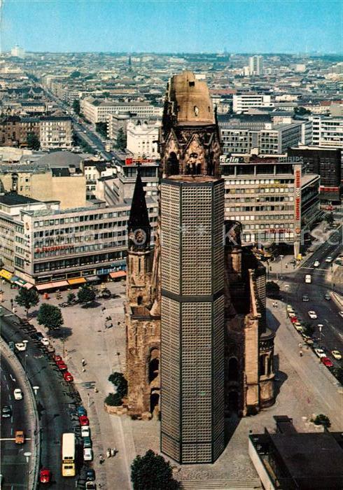 BERLIN  CITY Blick vom I Punkt auf Kaiser Wilhelm Gedaechtniskirche und die City