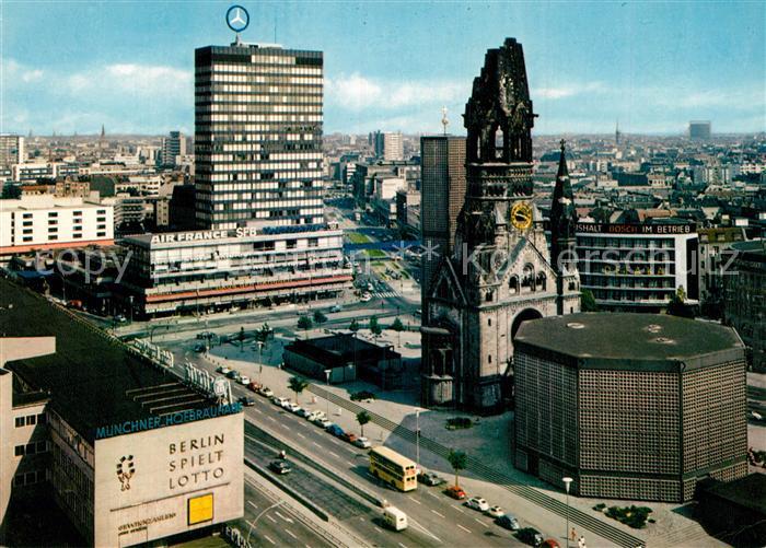 BERLIN  CITY Gedaechtniskirche und Europa Center