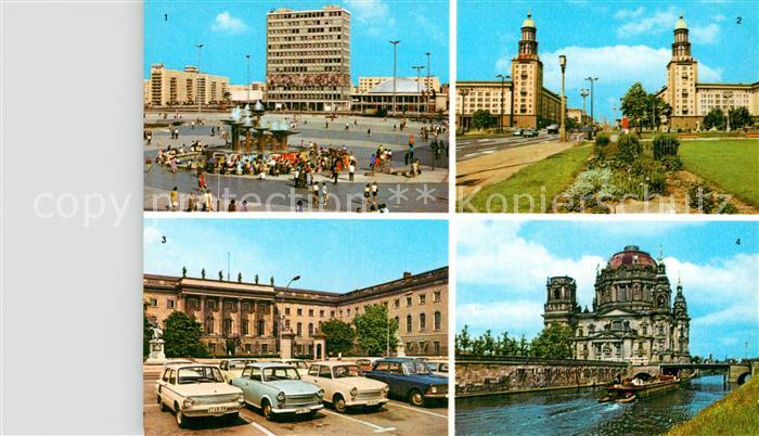 BERLIN  CITY Alexanderplatz Frankfurter Tal Humboldt Universitaet Dom