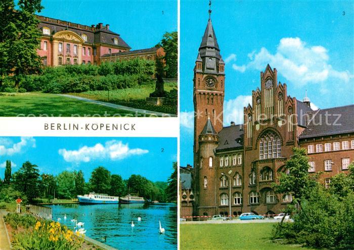 Koepenick Kunstgewerbe Museum Hotelschiff Kuehle Wampe und Restaurantschiff Spre