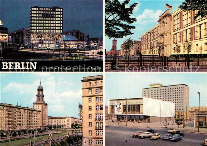 BERLIN  CITY Alexanderplatz Haus des Lehrers Sitz des Staatsrates Frankfurter To