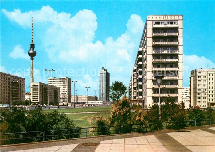 BERLIN  CITY Alexanderplatz mit Fensehturm