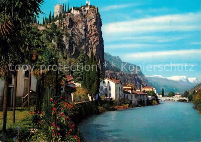 Arco Trentino Fiume Sarca e Castello Lago di Garda