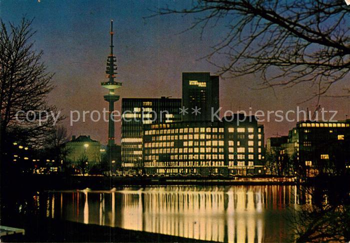 Hamburg Aussenalster Hotel Loews Hamburg Plaza Fernsehturm