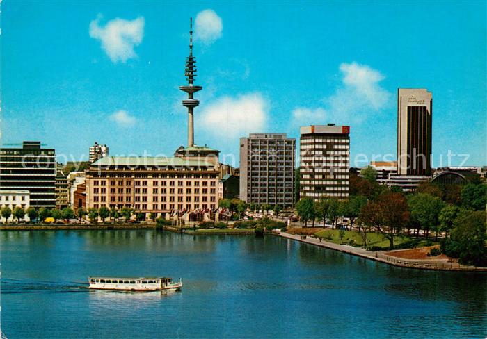 Hamburg Binnenalster Fernsehturm Hotel Loews Hamburg Plaza