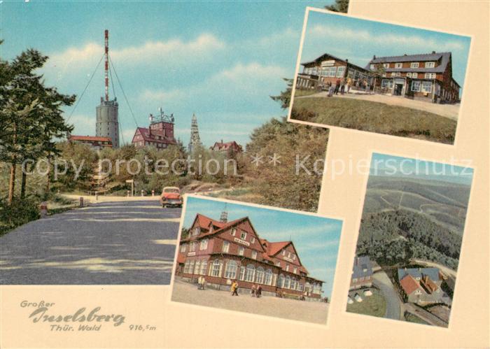 Grosser Inselsberg Sendeanlagen HO Hotel Fliegeraufnahme