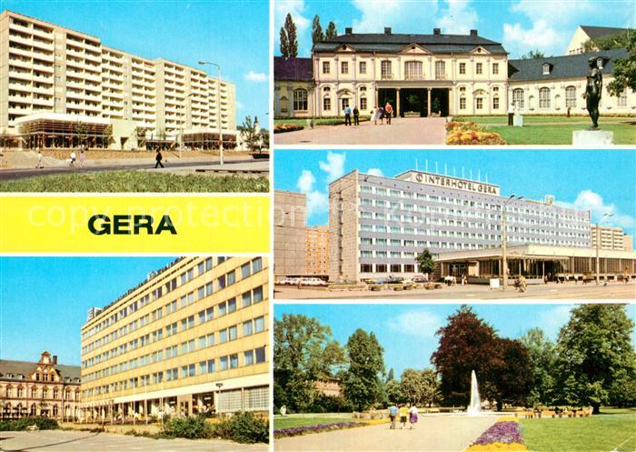 Gera Dr Rud Breitscheid Strasse Puschkinplatz Orangerie Interhotel Gera Park