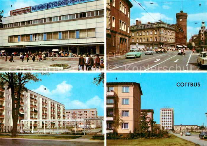 Cottbus Konsument Warenhaus Thaelmann Platz Forster Strasse Leipziger Strasse
