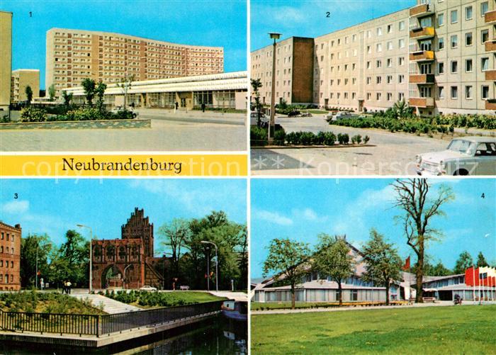 Neubrandenburg Juri Gagarin Ring Keplerstr Treptower Tor Stadthalle