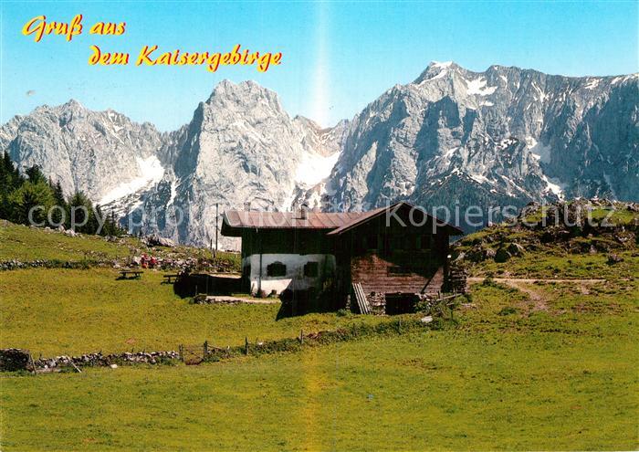 Ebbs Ritzau-Alm Wilder Kaiser Totenkirchl Karlspitzen