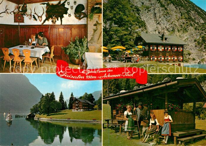 Achensee Gaisalm Jaegerstueberl Andreas-Hofer-Huetterl