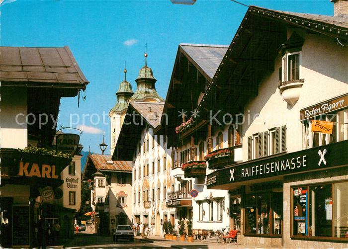 St Johann Tirol Speckbacherstrasse Raiffeisenkasse Friseur-Salon Figaro