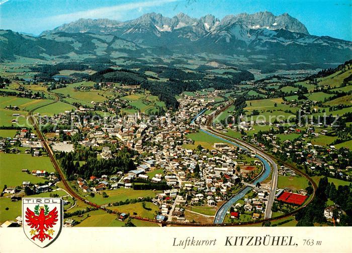Kitzbuehel Tirol Fliegeraufnahme