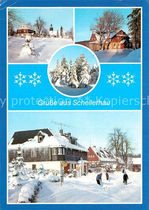 Schellerhau Kirche Gaststaette Oberer Gasthof